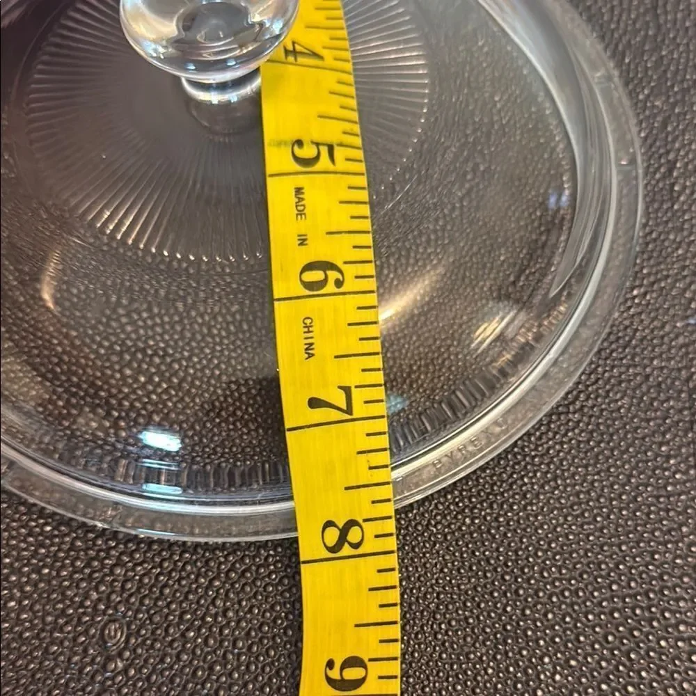 Pyrex Clear Glass Lid with knob 17 V1.5C A